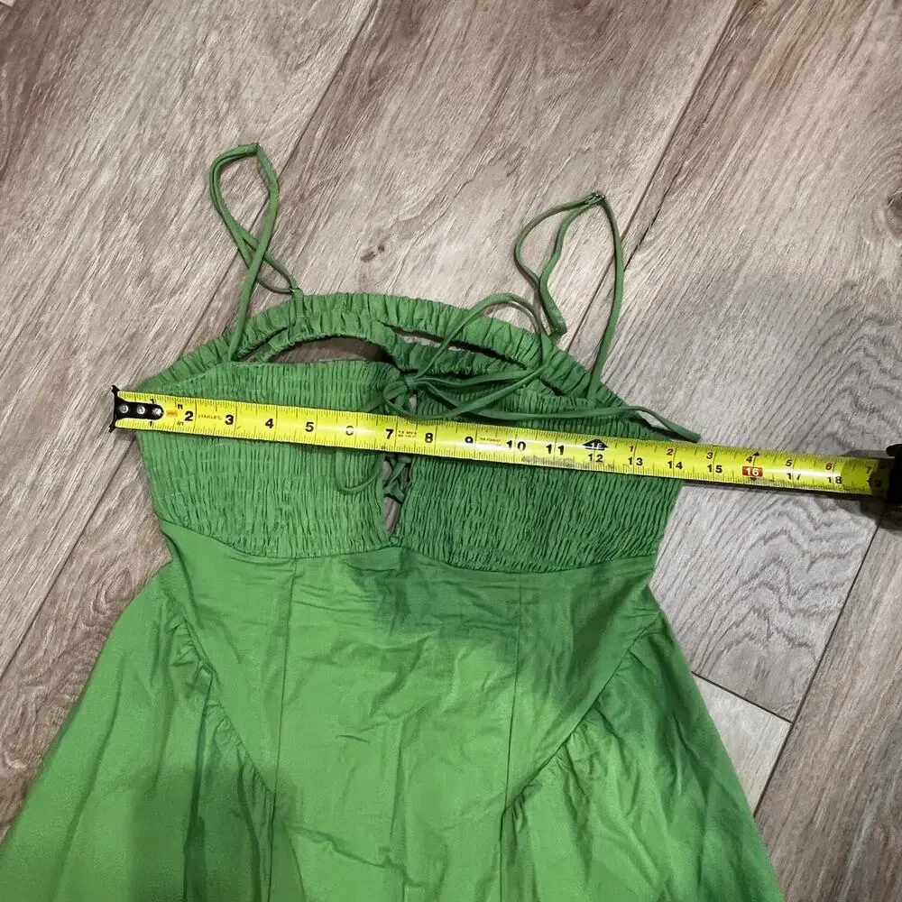 FREE PEOPLE Women's Fifi Midi Dress Size S In Green